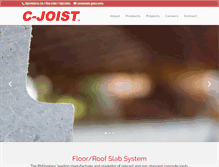 Tablet Screenshot of c-joist.com